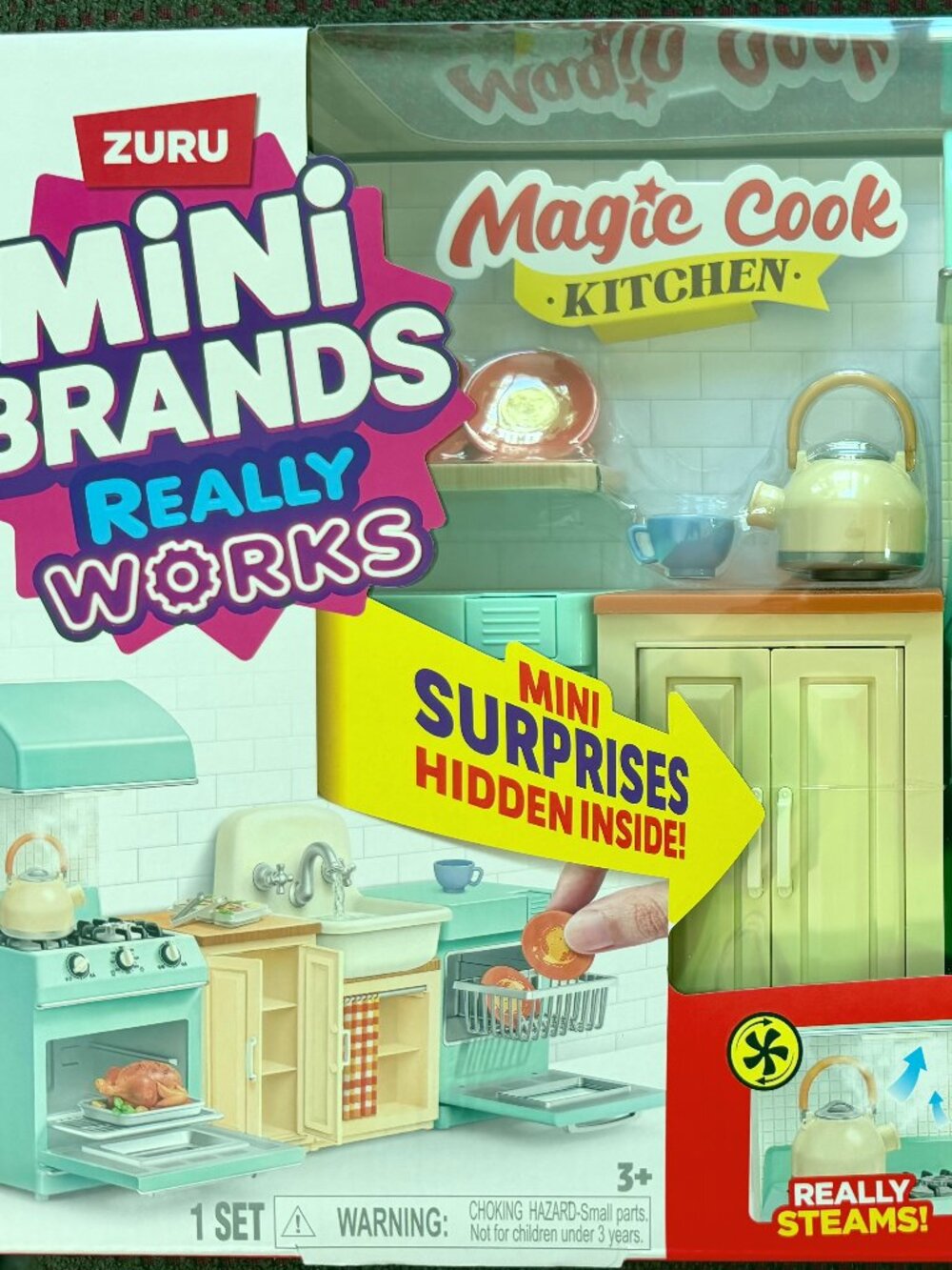 ZURU Mini Brands Really Works Magic Cook Kitchen Playset 2026 Sealed NIB 77858